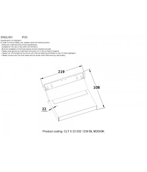 Светильник трековый магнитный Crystal Lux CLT 0.33 002 12W BL M3000K-foto2