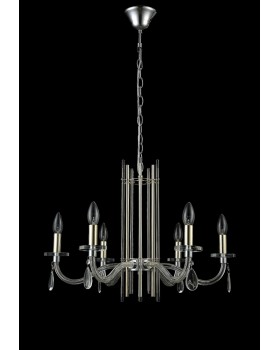 Люстра Crystal Lux AURELIO SP6 GOLD+CHROME/TRANSPARENT-foto3