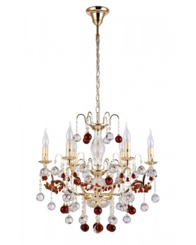 Люстра Crystal Lux FRUTA SP6 GOLD
