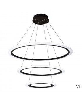 Люстра Crystal Lux MANZANA SP67W LED BLACK-foto3