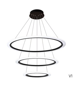 Люстра Crystal Lux MANZANA SP67W LED BLACK-foto3