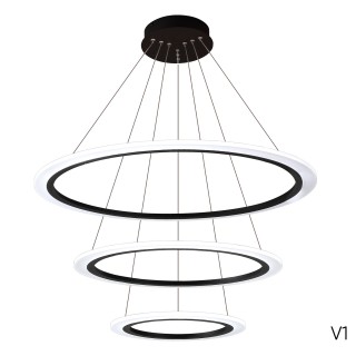 Люстра Crystal Lux MANZANA SP67W LED BLACK-foto3