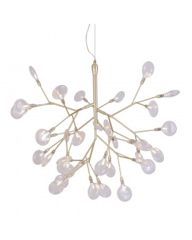 Светильник подвесной Crystal Lux EVITA SP36 GOLD/TRANSPARENT-foto2