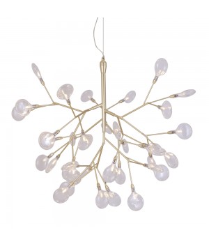 Светильник подвесной Crystal Lux EVITA SP36 GOLD/TRANSPARENT-foto2