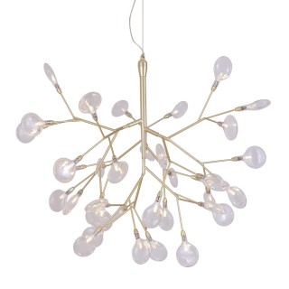 Светильник подвесной Crystal Lux EVITA SP36 GOLD/TRANSPARENT-foto2