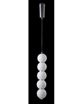 Светильник подвесной Crystal Lux DESI SP5 CHROME/WHITE-foto2