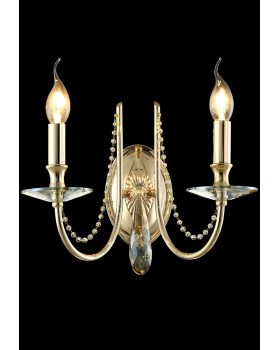 Бра Crystal Lux VICTORIA AP2 GOLD/AMBER-foto4