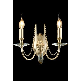 Бра Crystal Lux VICTORIA AP2 GOLD/AMBER-foto4