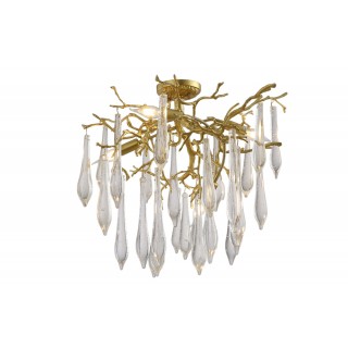 Люстра Crystal Lux REINA PL5 D600 GOLD PEARL-foto2