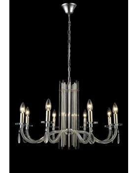 Люстра Crystal Lux AURELIO SP8 GOLD+CHROME/TRANSPARENT-foto4