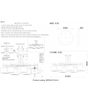 Люстра Crystal Lux SERGIO PL8+4 GOLD-foto5