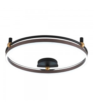 Светильник потолочный Crystal Lux FERNANDO PL72W LED COFFEE/BLACK-foto3