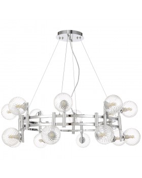 Люстра Crystal Lux LUXURY SP16 CHROME-foto2