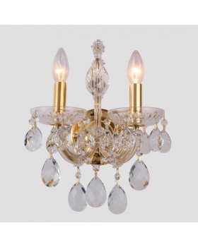 Бра Crystal Lux ISABEL AP2 GOLD/TRANSPARENT-foto2