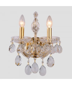 Бра Crystal Lux ISABEL AP2 GOLD/TRANSPARENT-foto2