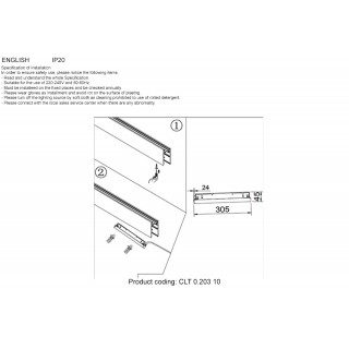 Драйвер для магнитного шинопровода 48V, 300W Crystal Lux CLT 0.203 10 BL-foto2