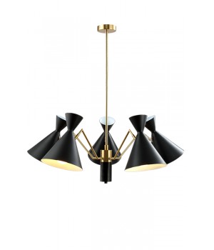 Люстра Crystal Lux JOVEN SP5 GOLD/BLACK-foto3