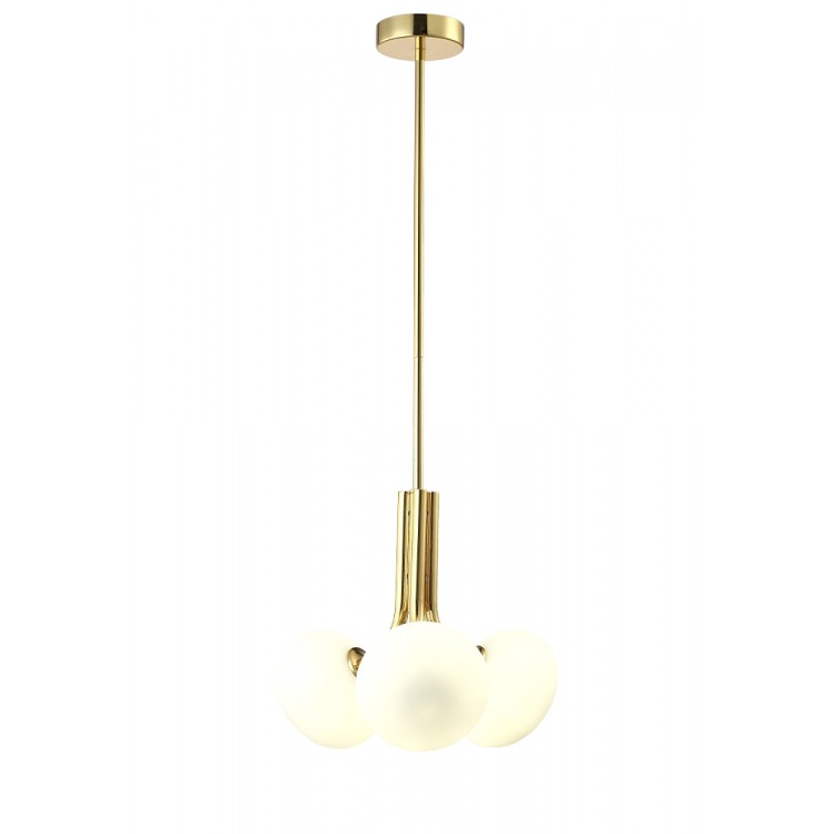 Светильник подвесной Crystal Lux ALICIA SP3 GOLD/WHITE