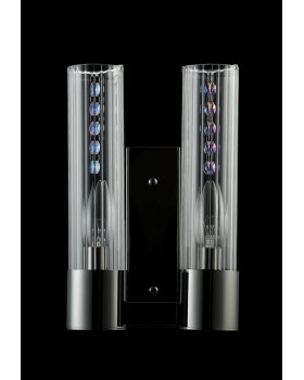 Бра Crystal Lux OTONO AP2 BLACK CHROMIUM/TRANSPARENTE-foto3