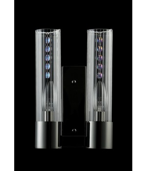 Бра Crystal Lux OTONO AP2 BLACK CHROMIUM/TRANSPARENTE-foto3