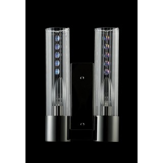Бра Crystal Lux OTONO AP2 BLACK CHROMIUM/TRANSPARENTE-foto3