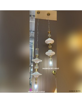Светильник подвесной Crystal Lux VALENCIA SP1.3 GOLD-foto3