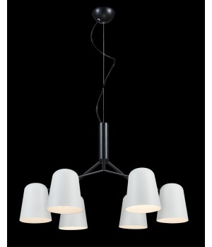 Люстра Crystal Lux ENRIQUE SP6 BLACK/WHITE-foto2