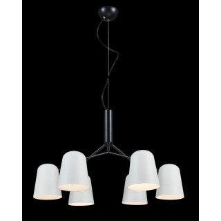 Люстра Crystal Lux ENRIQUE SP6 BLACK/WHITE-foto2