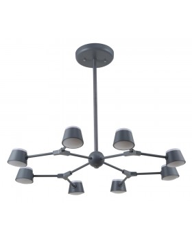 Люстра Crystal Lux MADRID SP8 GRAY