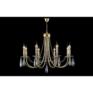 Люстра Crystal Lux VICTORIA SP8 GOLD/AMBER-foto2