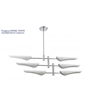 Люстра (без плафонов) Crystal Lux RAFAEL SP6 CHROME-foto4