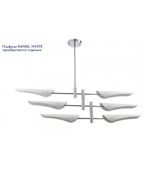 Люстра (без плафонов) Crystal Lux RAFAEL SP6 CHROME-foto4