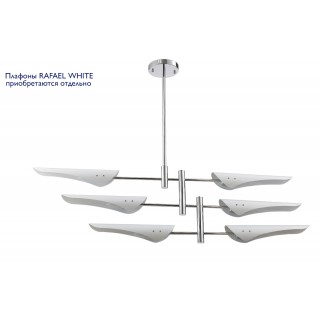 Люстра (без плафонов) Crystal Lux RAFAEL SP6 CHROME-foto4