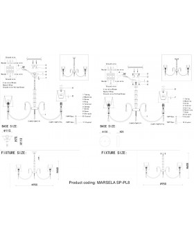 Люстра Crystal Lux MARSELA SP-PL8 NICKEL-foto5