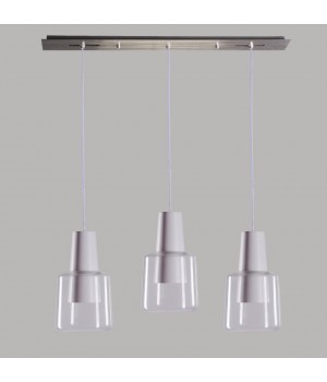 Универсальная потолочная база Crystal Lux L800-3 NICKEL-foto4