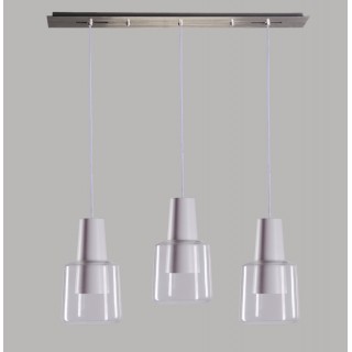 Универсальная потолочная база Crystal Lux L800-3 NICKEL-foto4