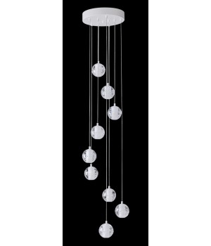 Светильник подвесной Crystal Lux GASPAR SP9 D300 WHITE-foto4