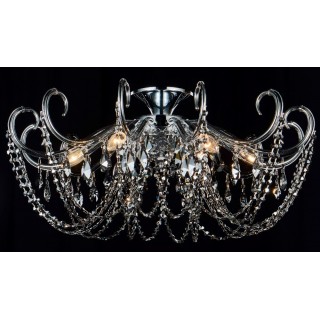 Светильник потолочный Crystal Lux IMPERIA PL6 CHROME/SMOKE-foto2