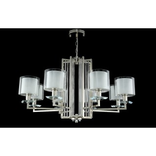 Люстра Crystal Lux NICOLAS SP-PL8 NICKEL/WHITE-foto3