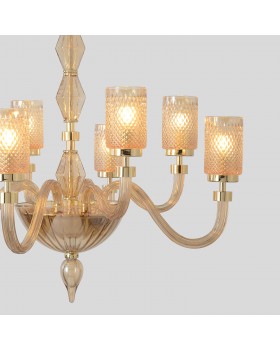 Люстра Crystal Lux SILVESTRO SP8 AMBER-foto3