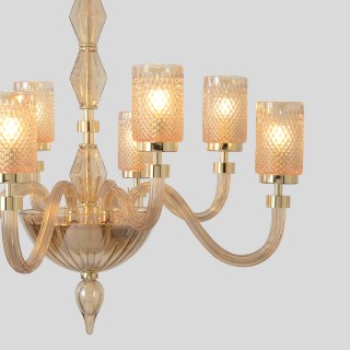 Люстра Crystal Lux SILVESTRO SP8 AMBER-foto3