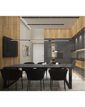 Светильник подвесной Crystal Lux LARGO SP33W L1770 BLACK-foto2