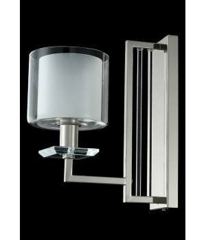 Бра Crystal Lux NICOLAS AP1 NICKEL/WHITE-foto3
