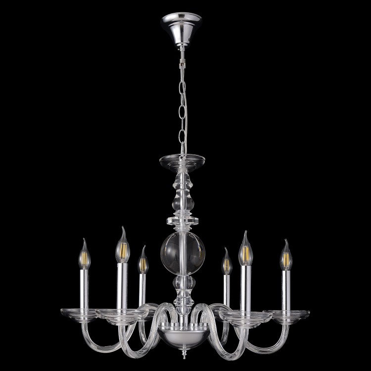 Люстра Crystal Lux ARABESQUE SP6 CHROME Люстра Crystal Lux ARABESQUE SP6 CHROME