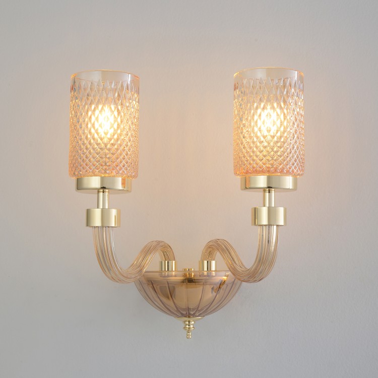 Бра Crystal Lux SILVESTRO AP2 AMBER Бра Crystal Lux SILVESTRO AP2 AMBER