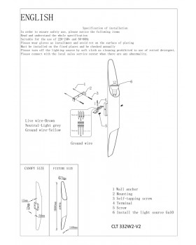 Бра Crystal Lux CLT 332W2-V2 WH-WH-foto2