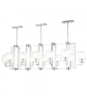 Люстра Crystal Lux NICOLAS SP12 L1600 NICKEL/WHITE-foto3