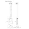 Светильник подвесной Crystal Lux MARINA SP10W LED