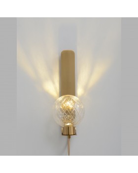 Бра Crystal Lux BELLA AP1 BRASS-foto3