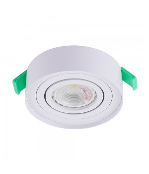 Светильник встраиваемый c малым заглублением Crystal Lux CLT 059C1 WH-foto3